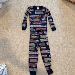 Hanna Andersson Train Pajama Set